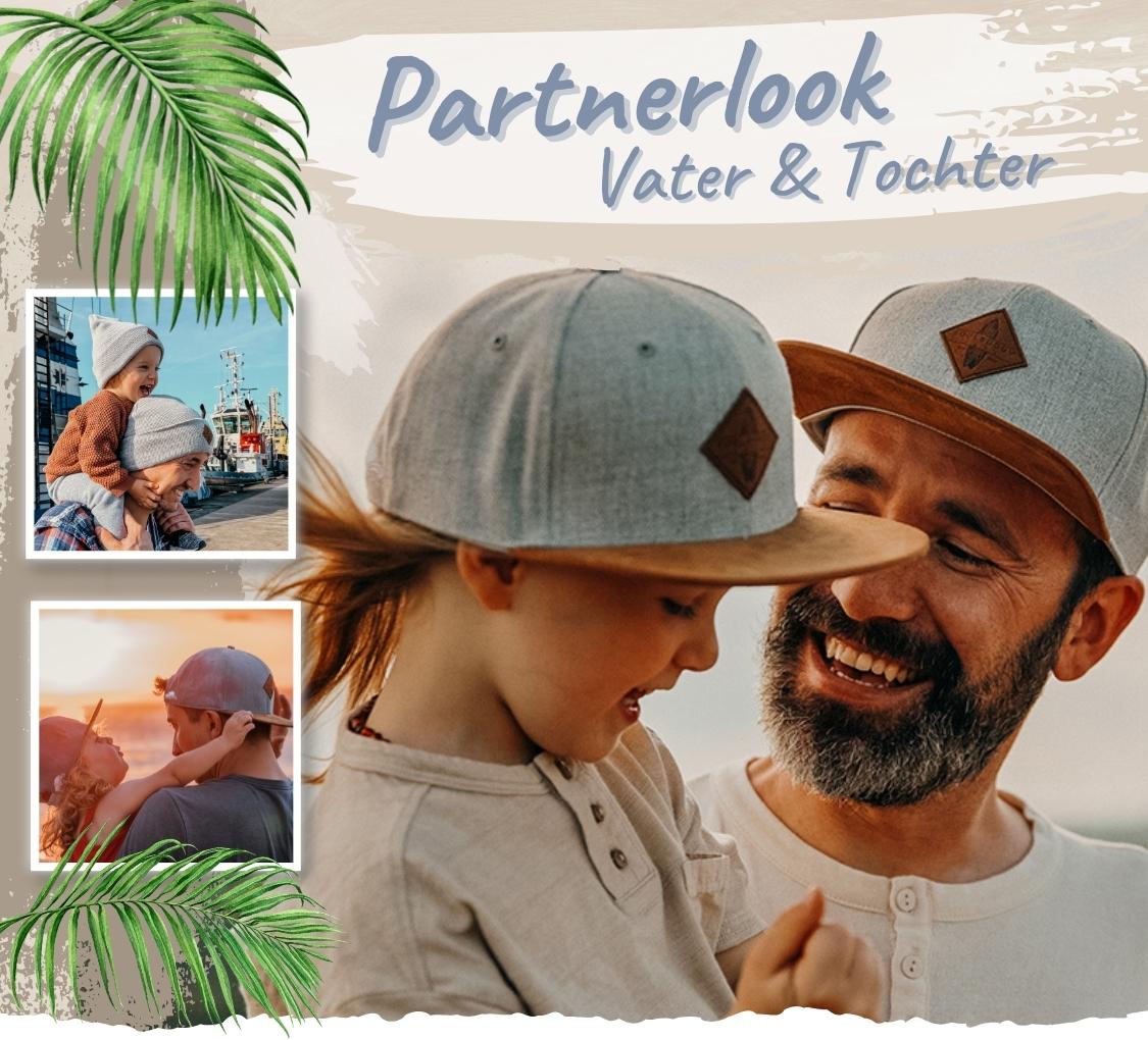 Partnerlook Vater Tochter Caps