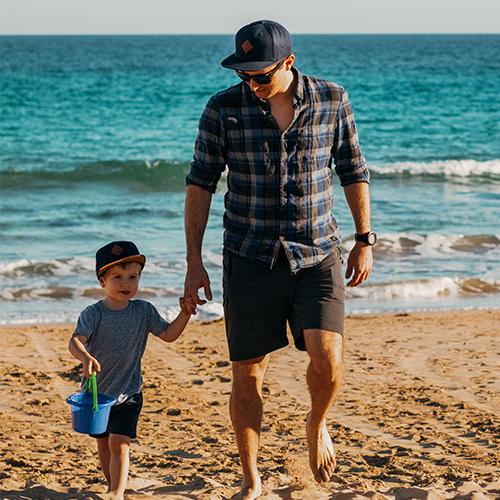 Partnerlook Vater Sohn Caps