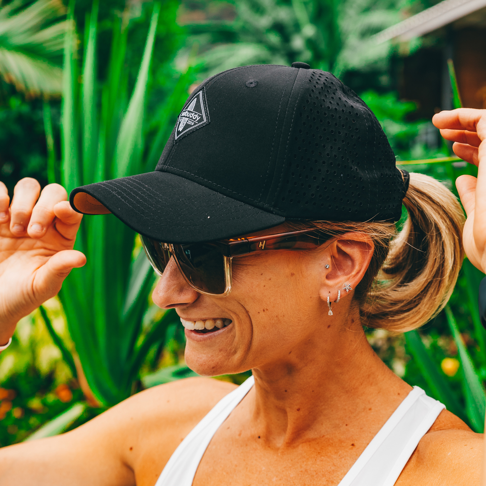 Sports Cap für Damen schwarz