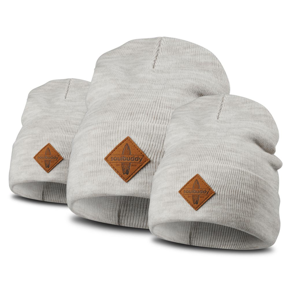 Beanies 3er Set Creme