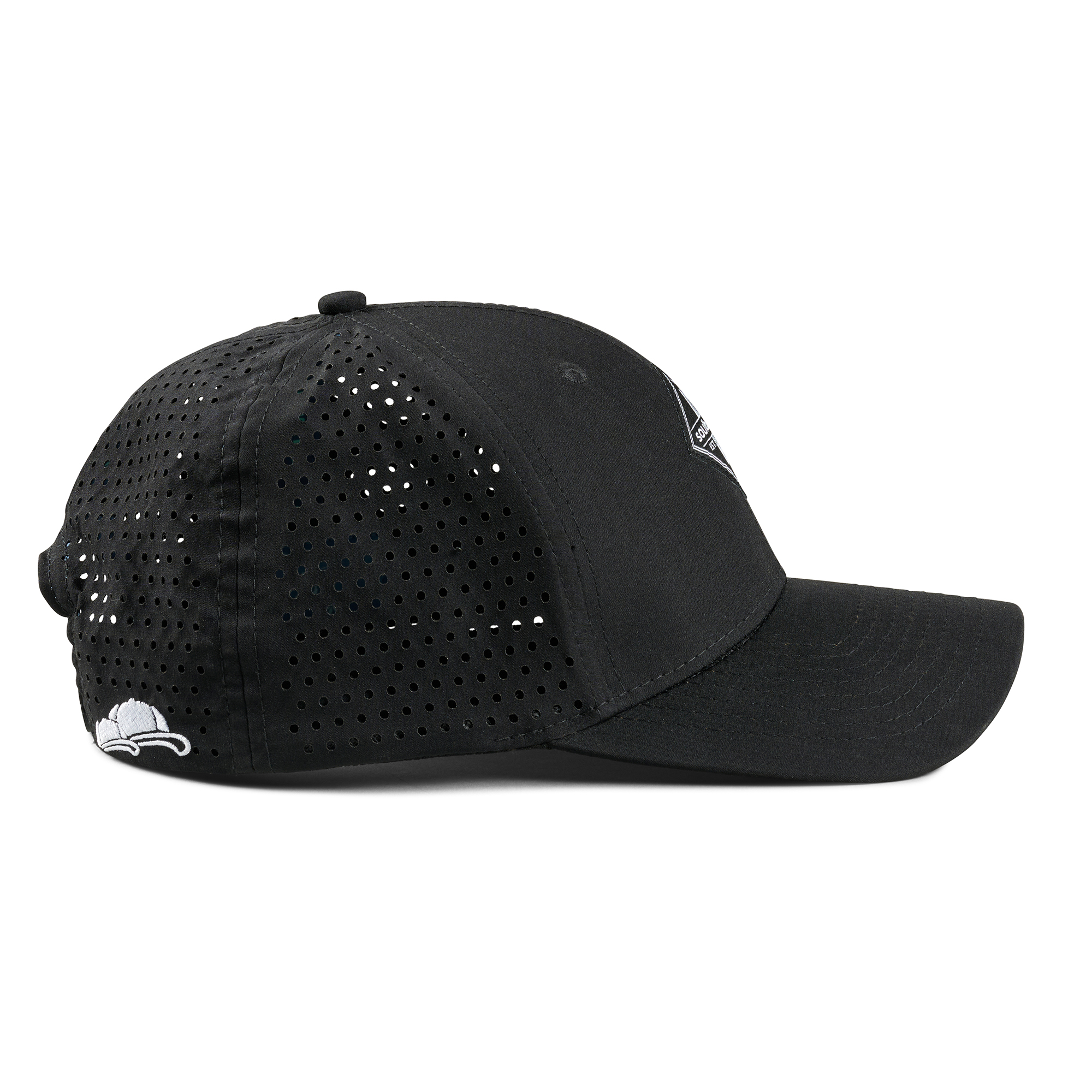 Soulbuddy Sports Cap Herren Damen Midnight Black Seite