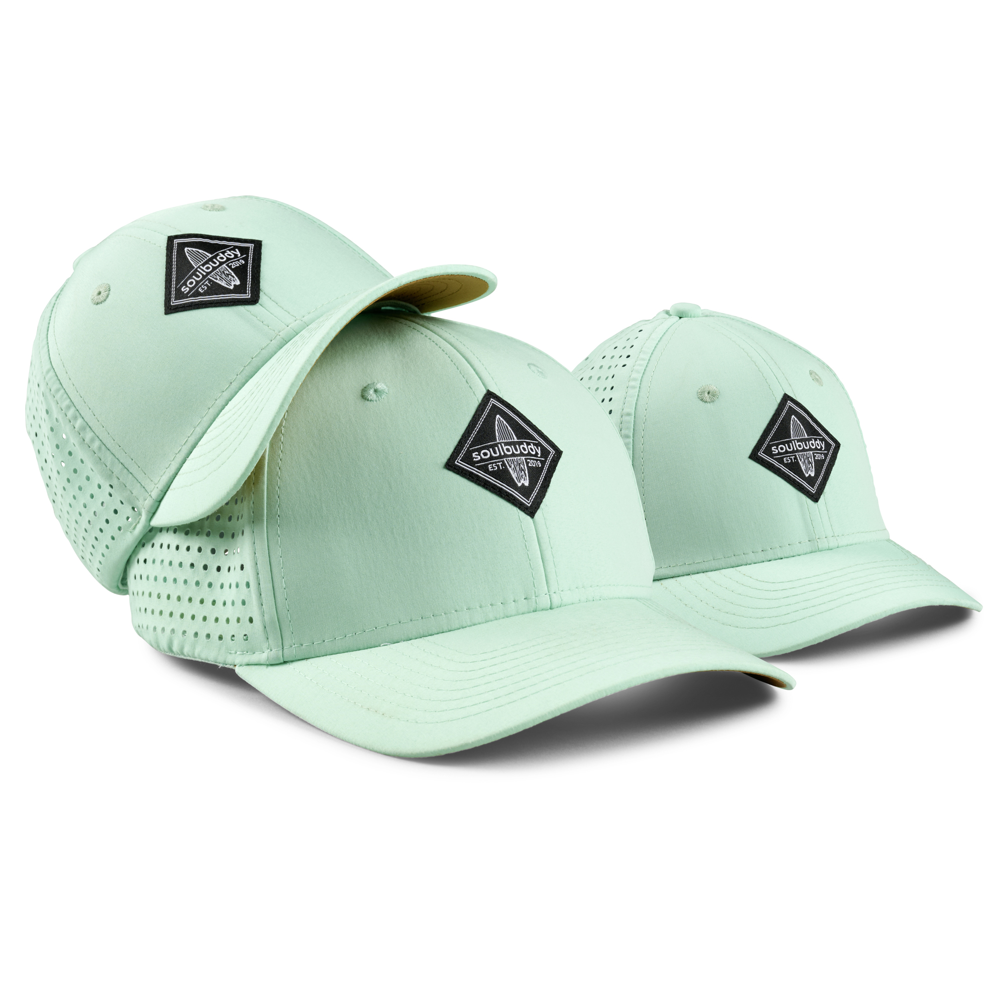 Family Sports Caps 3er-Set grün