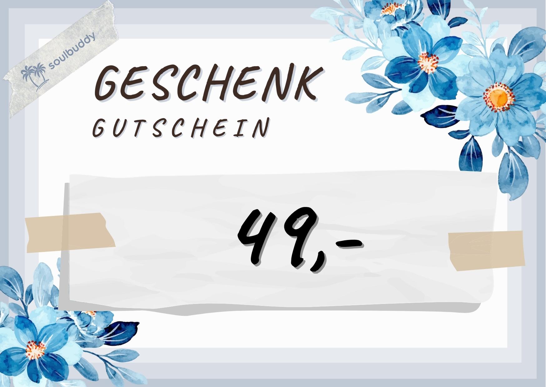 Soulbuddy Geschenkgutschein 49 Euro