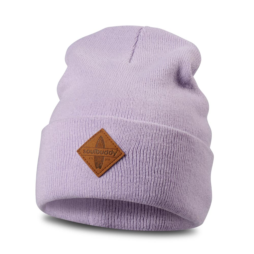 Beanie Mütze Kinder lavendel