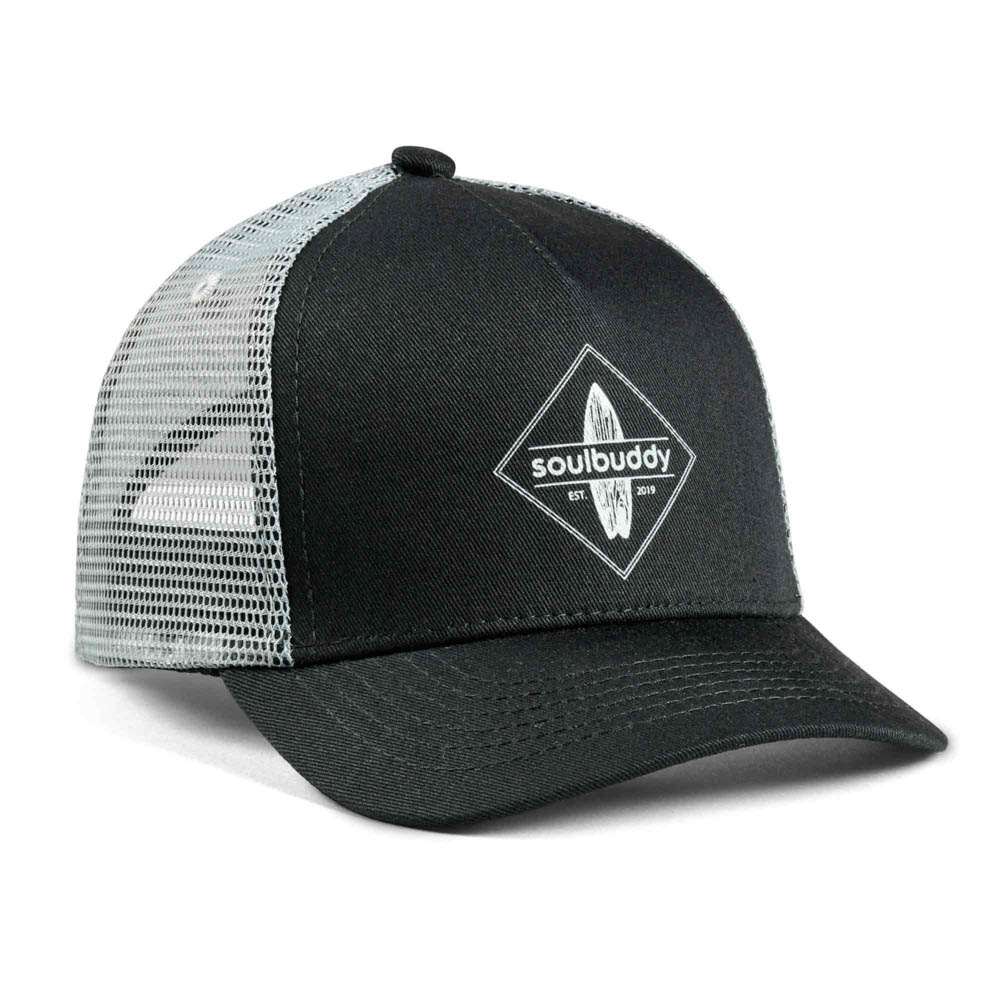 Kinder Trucker Cap schwarz grau