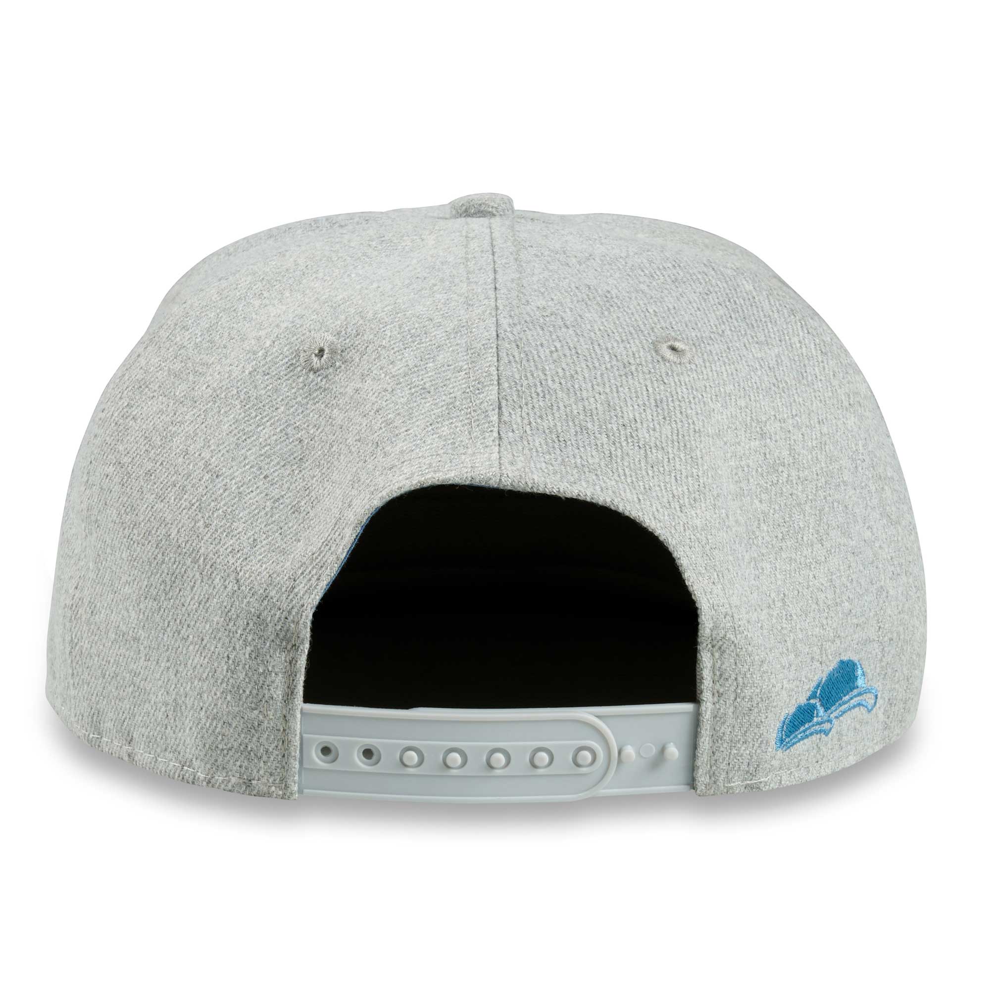 Snapback Cap Grau-Blau Hinten