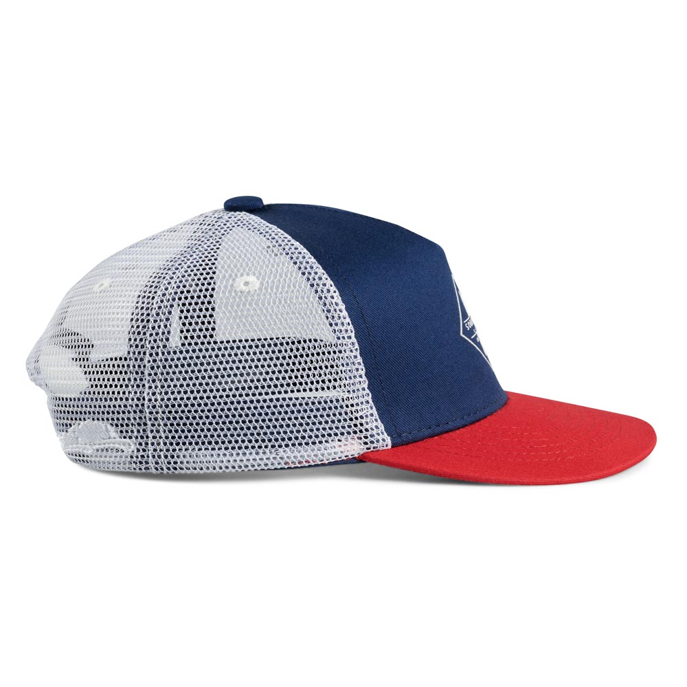 Soulbuddy Trucker Cap blau-rot Seite