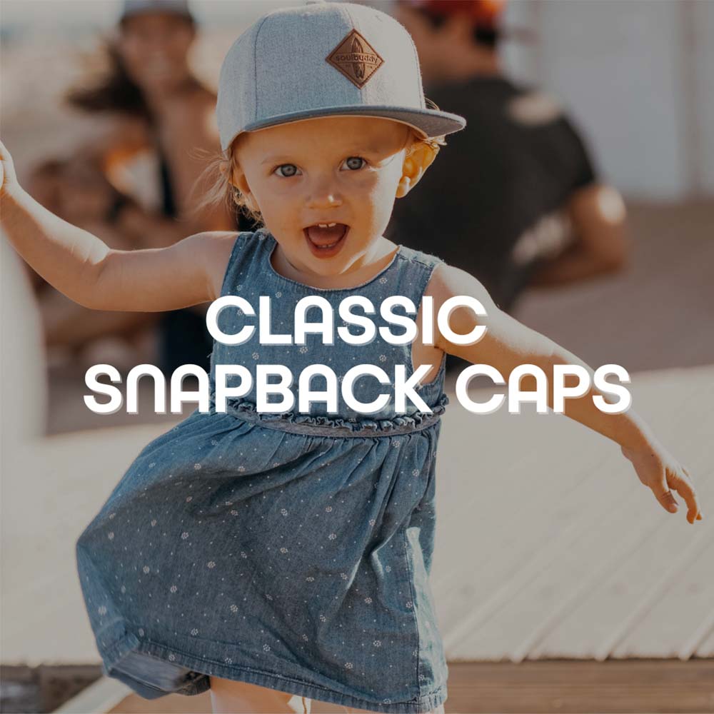 Classic Snapback Caps - Kids Sizes
