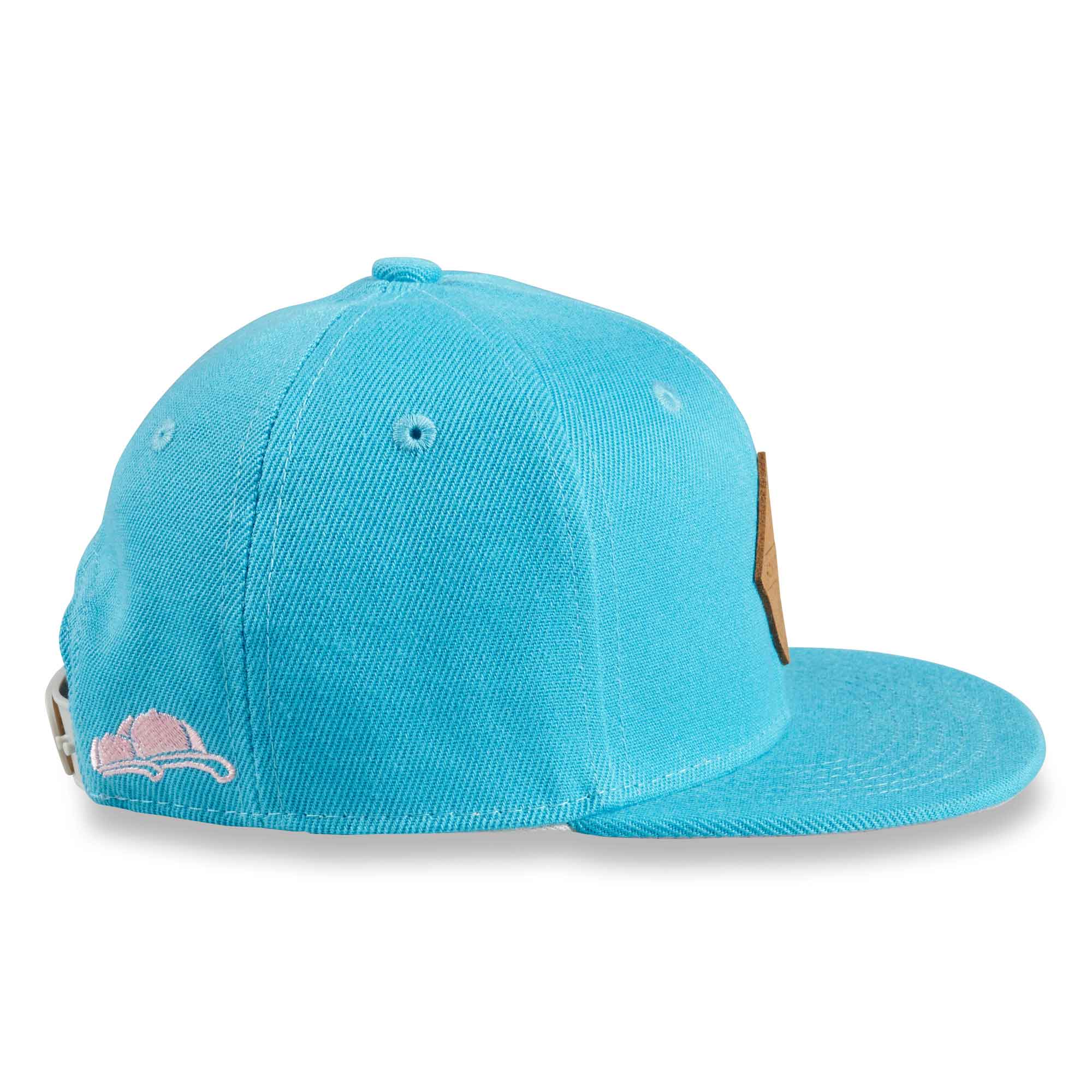 Soulbuddy Kids Snapback Cap Skyblue Pink Seite