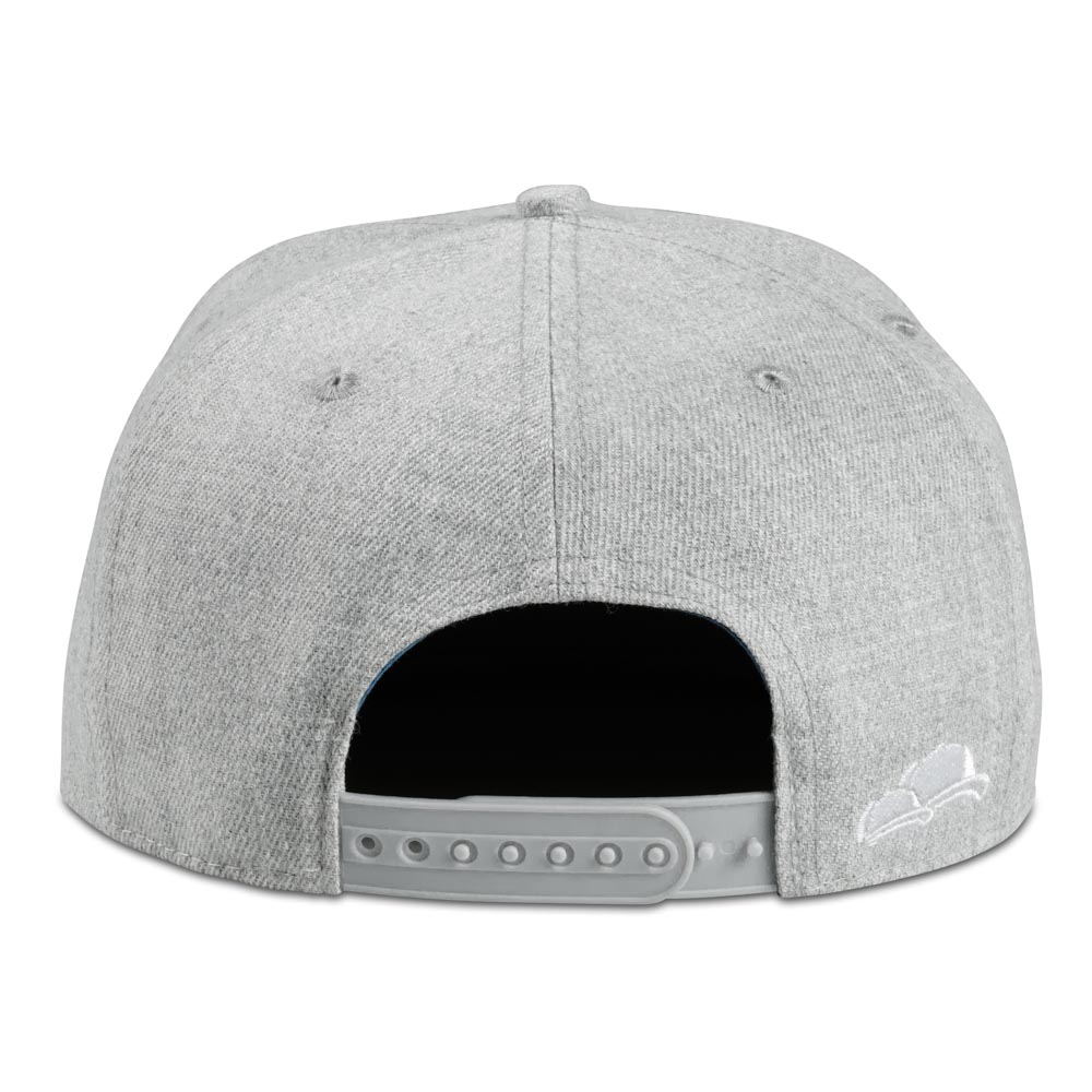 Soulbuddy Snapback Cap hellgrau hinten