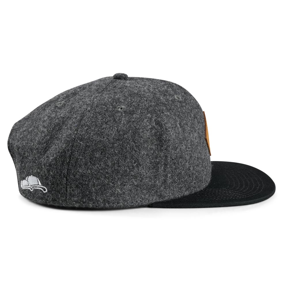 Soulbuddy Snapback Cap dunkelgrau Seite