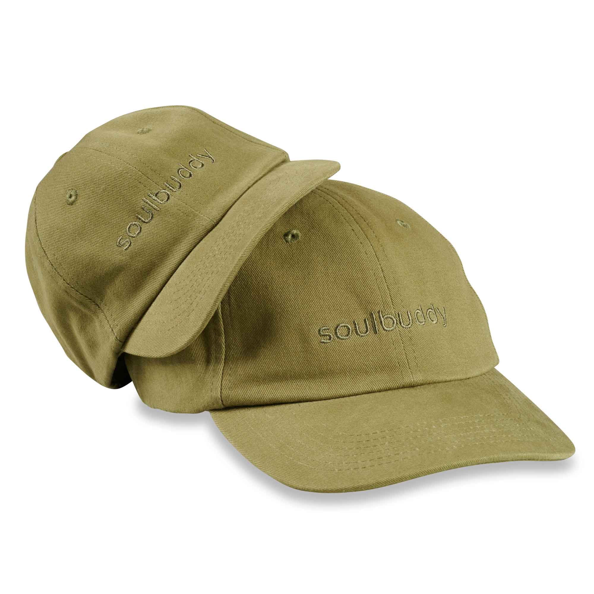 Soulbuddy Dad Hat Basecap – 2er-Set – Olive