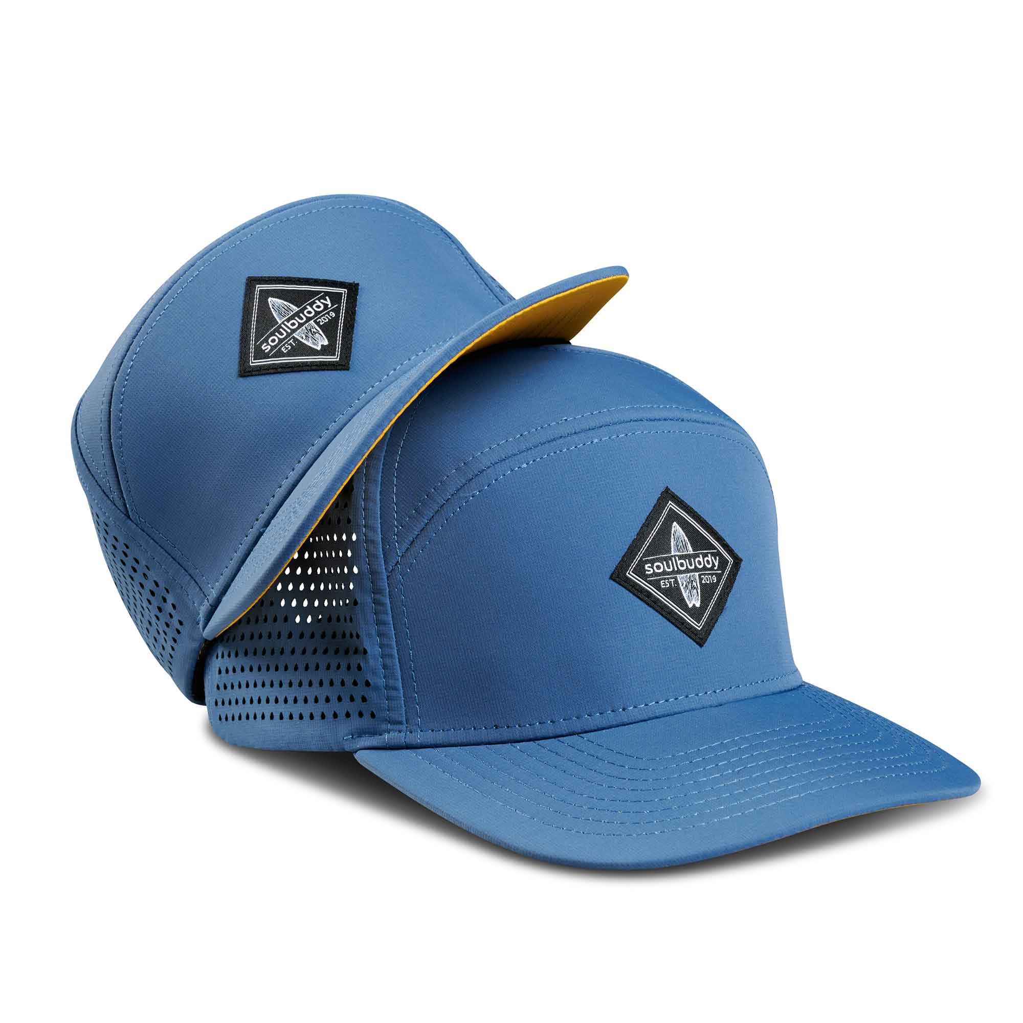 Performance Cap Blue Yellow 2er-Set