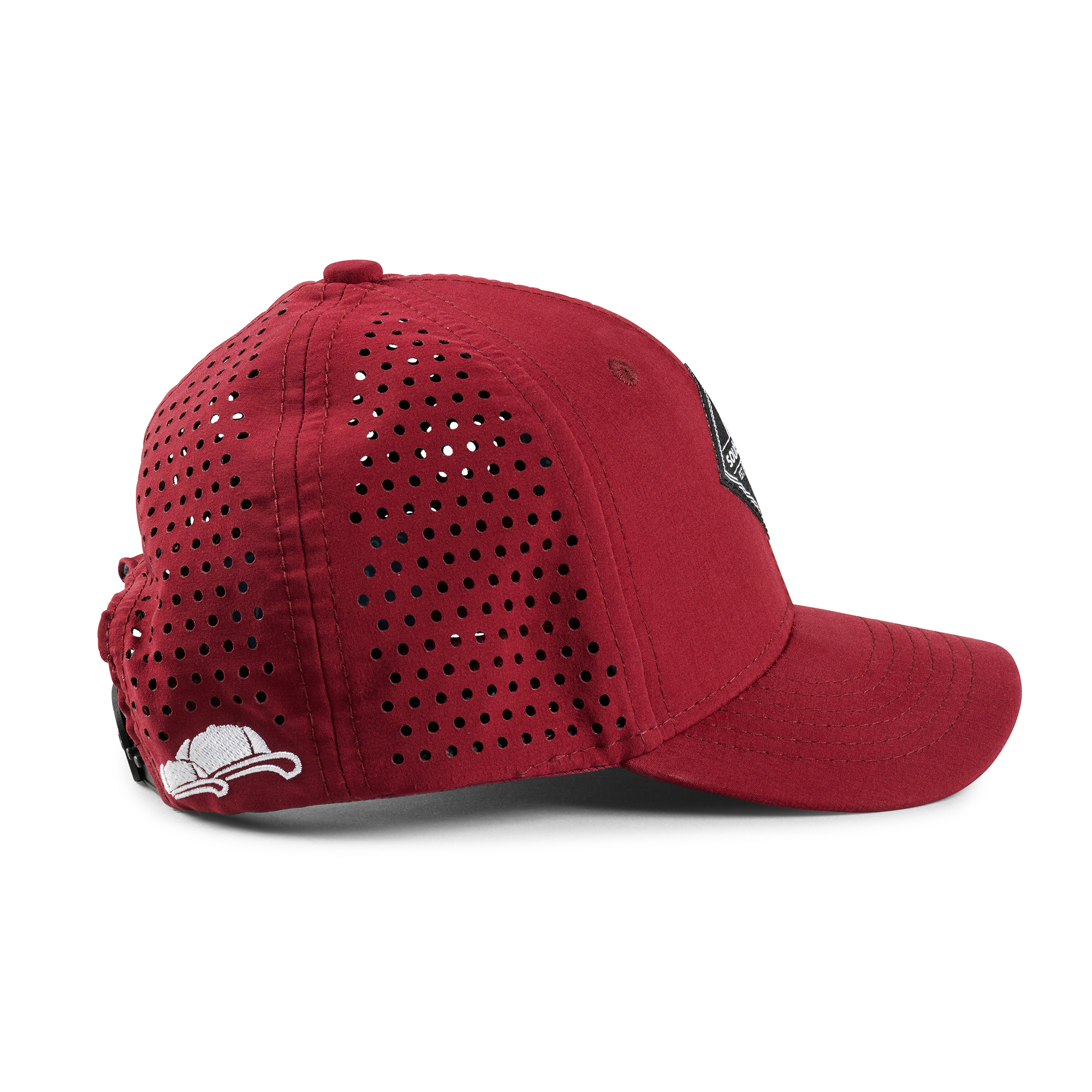 Kinder Cap Mädchen Jungen rot Seite