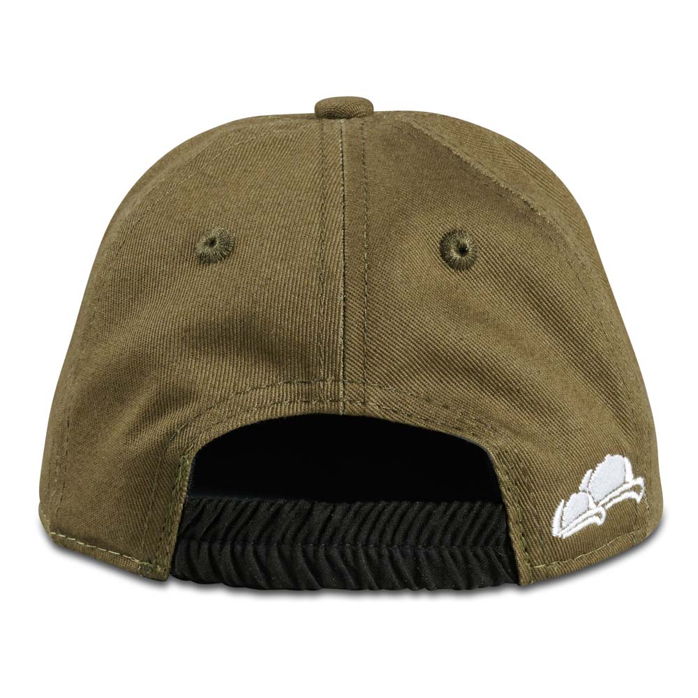 Kinder Baseball Cap olivgrün hinten