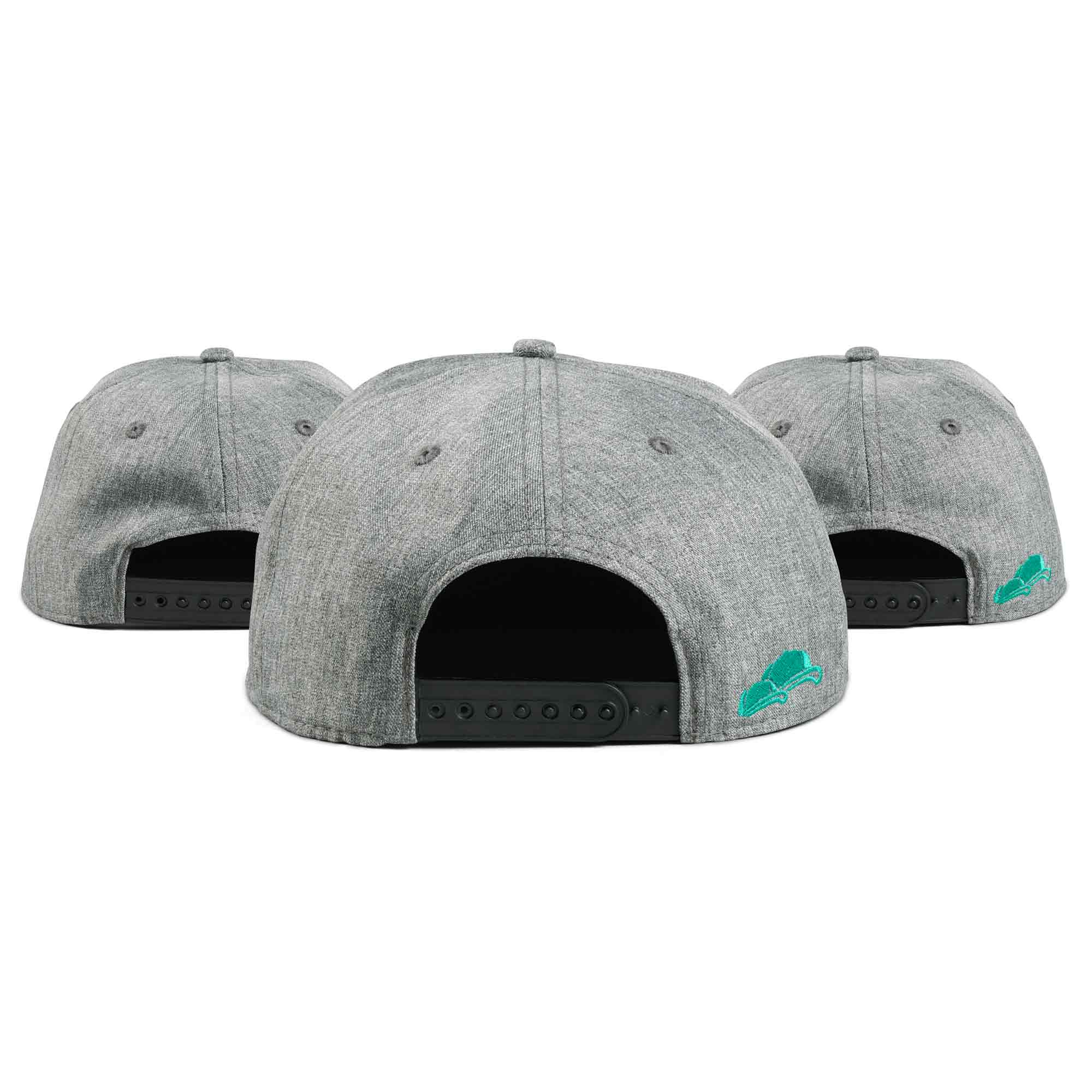 Werder Bremen Snapback Cap dunkelgrau 3er-Set hinten