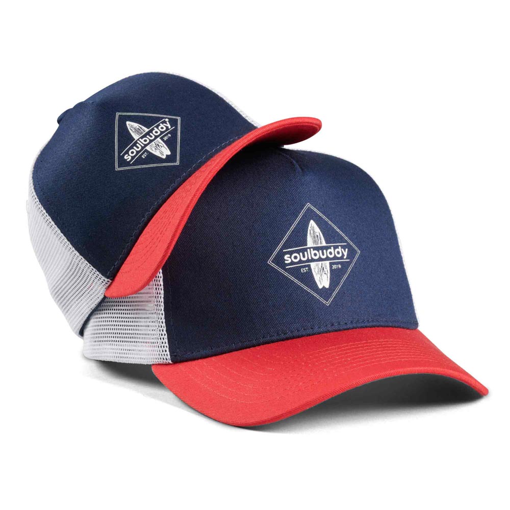 Parter Trucker Caps 2er Set blau rot
