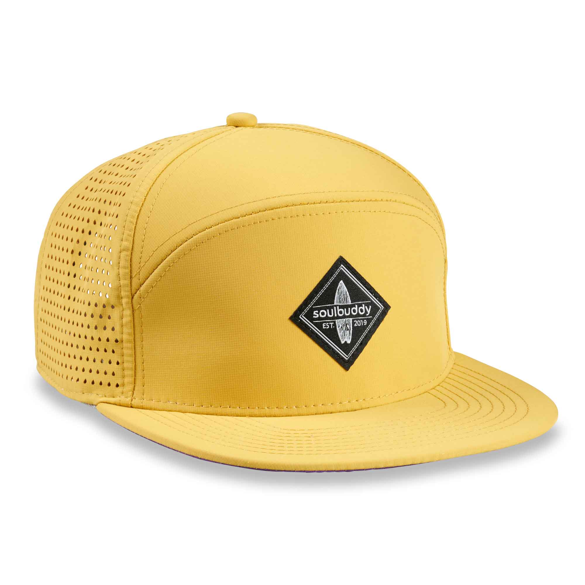 Special Snapback Cap Gelb-Lila Adult Front