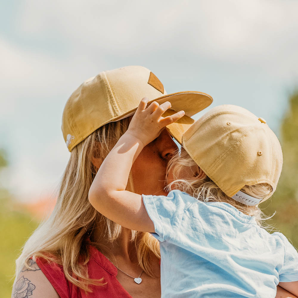 Partnerlook Mutter Tochter gelb