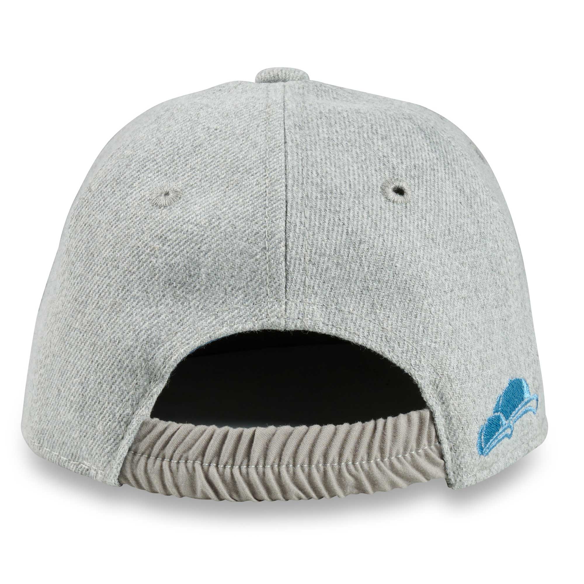 Kinder Cap Mädchen Jungen grau-blau hinten