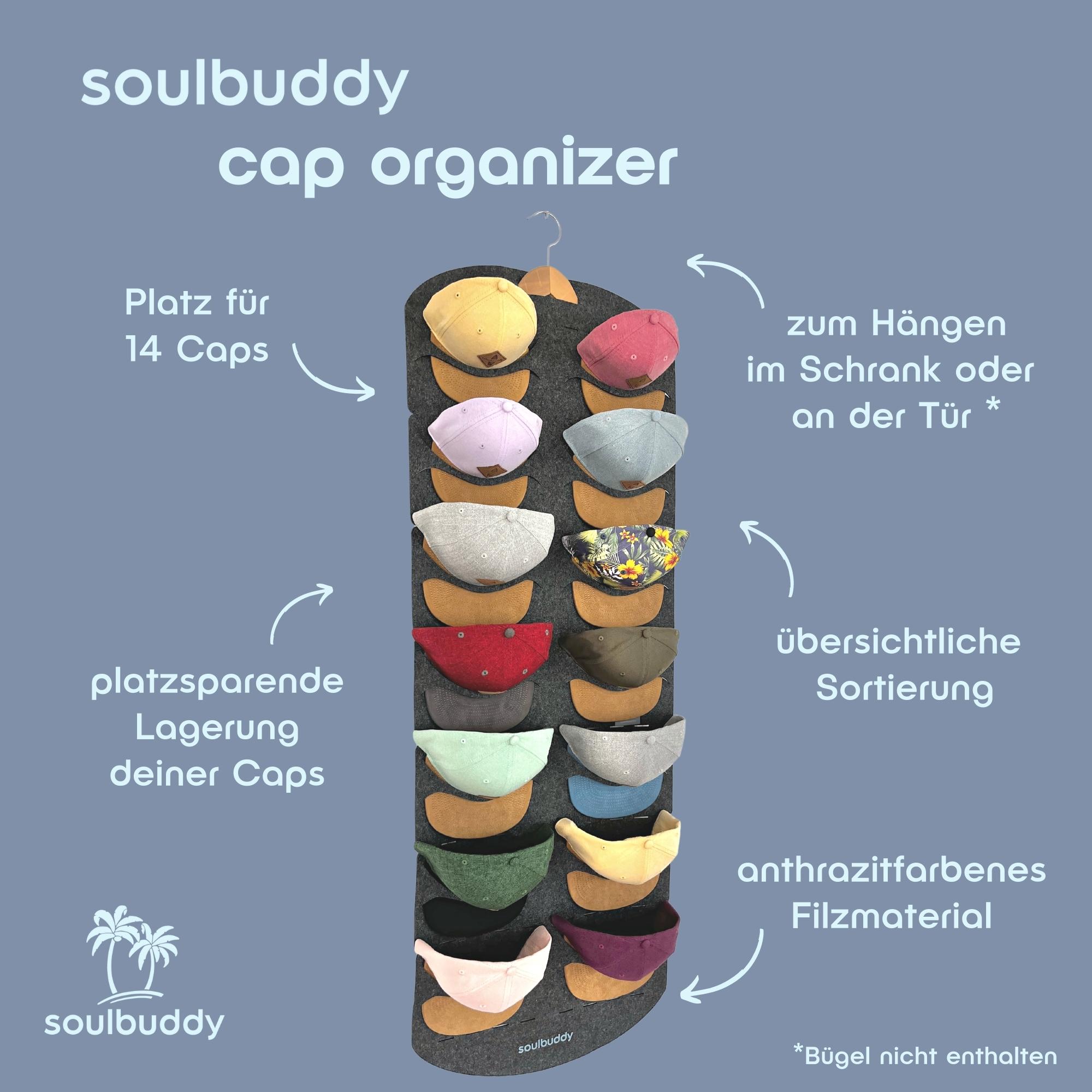 Soulbuddy Cap Organizer - Details