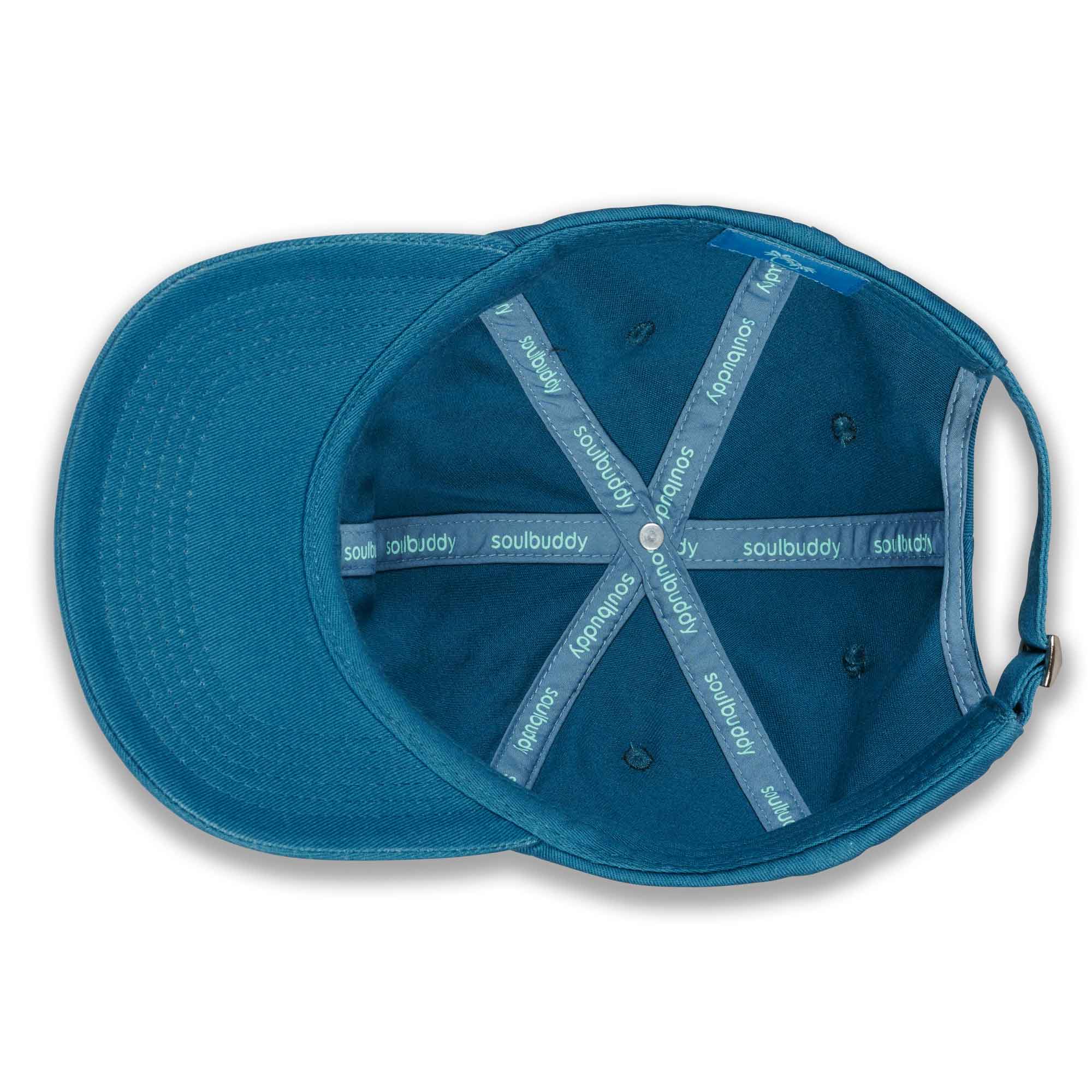Kids Dad Hat Basecap Petrol innen