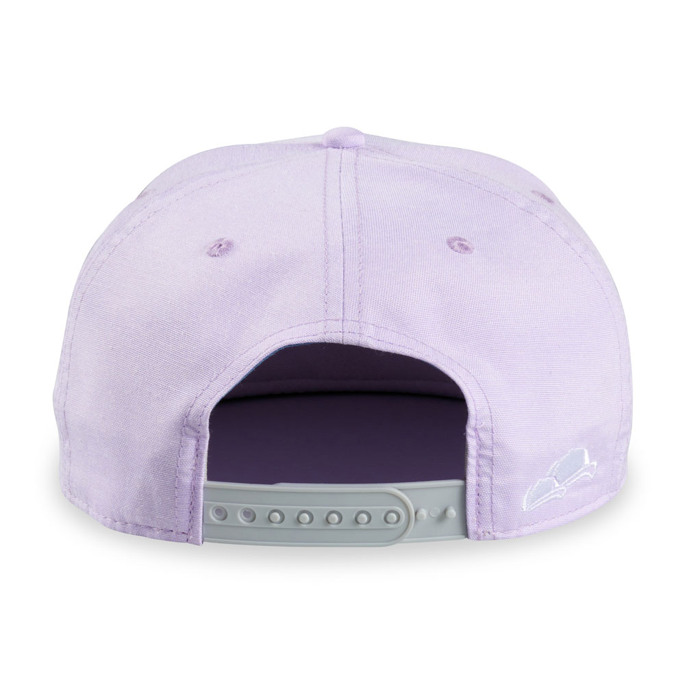 Snapback Cap Damen Flieder Rückseite