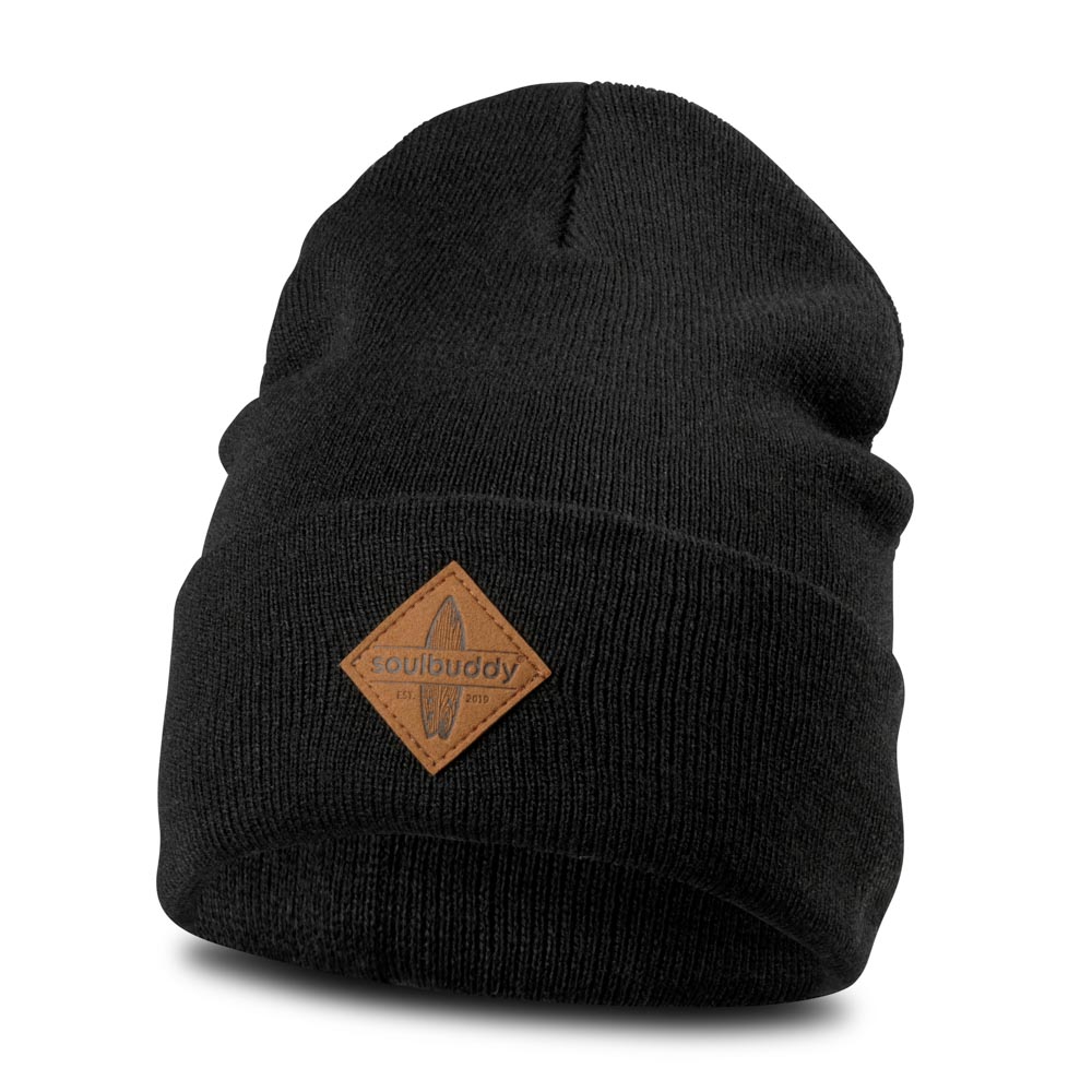 Beanie Mütze Kinder schwarz