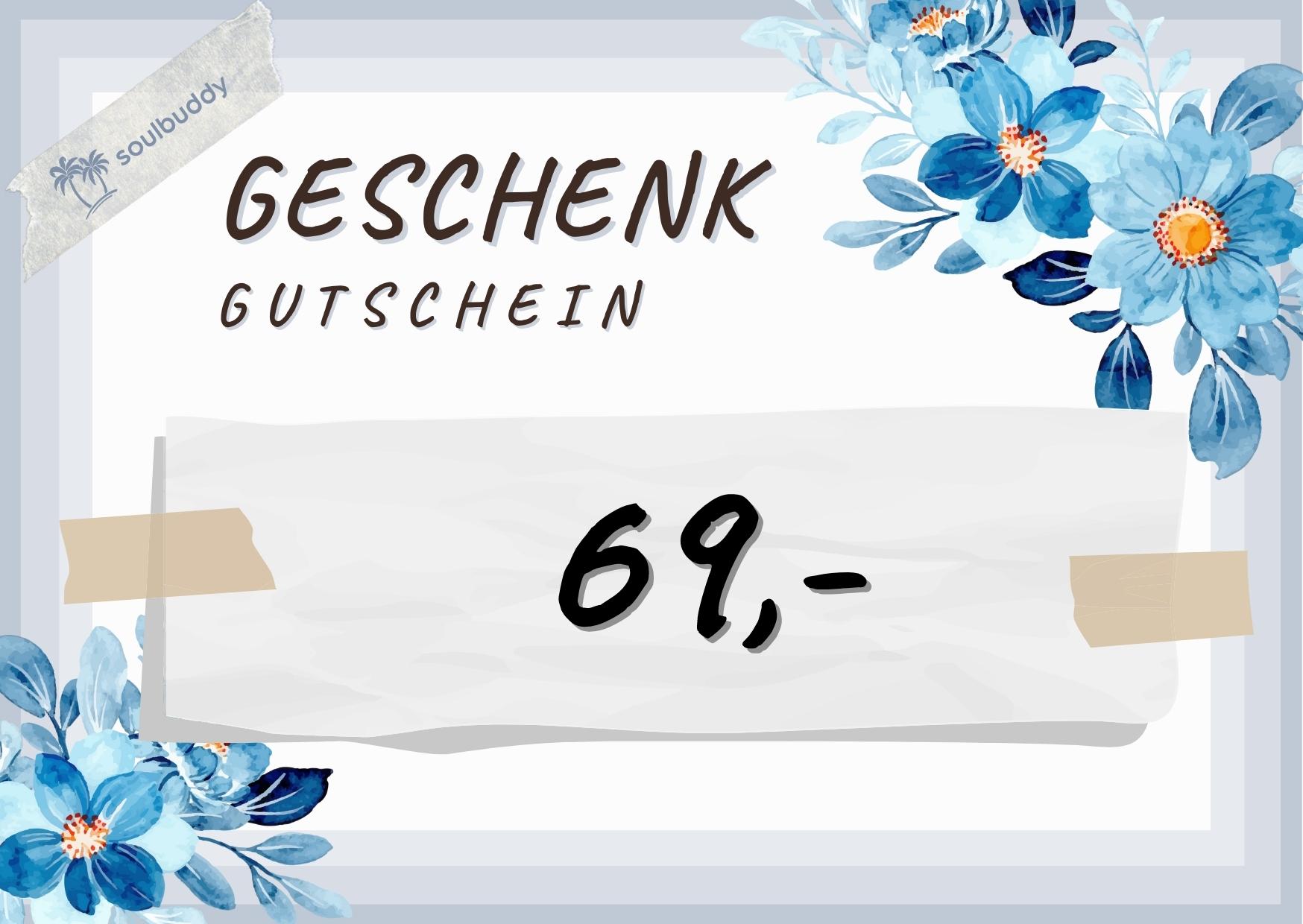 Soulbuddy Geschenkgutschein 69 Euro