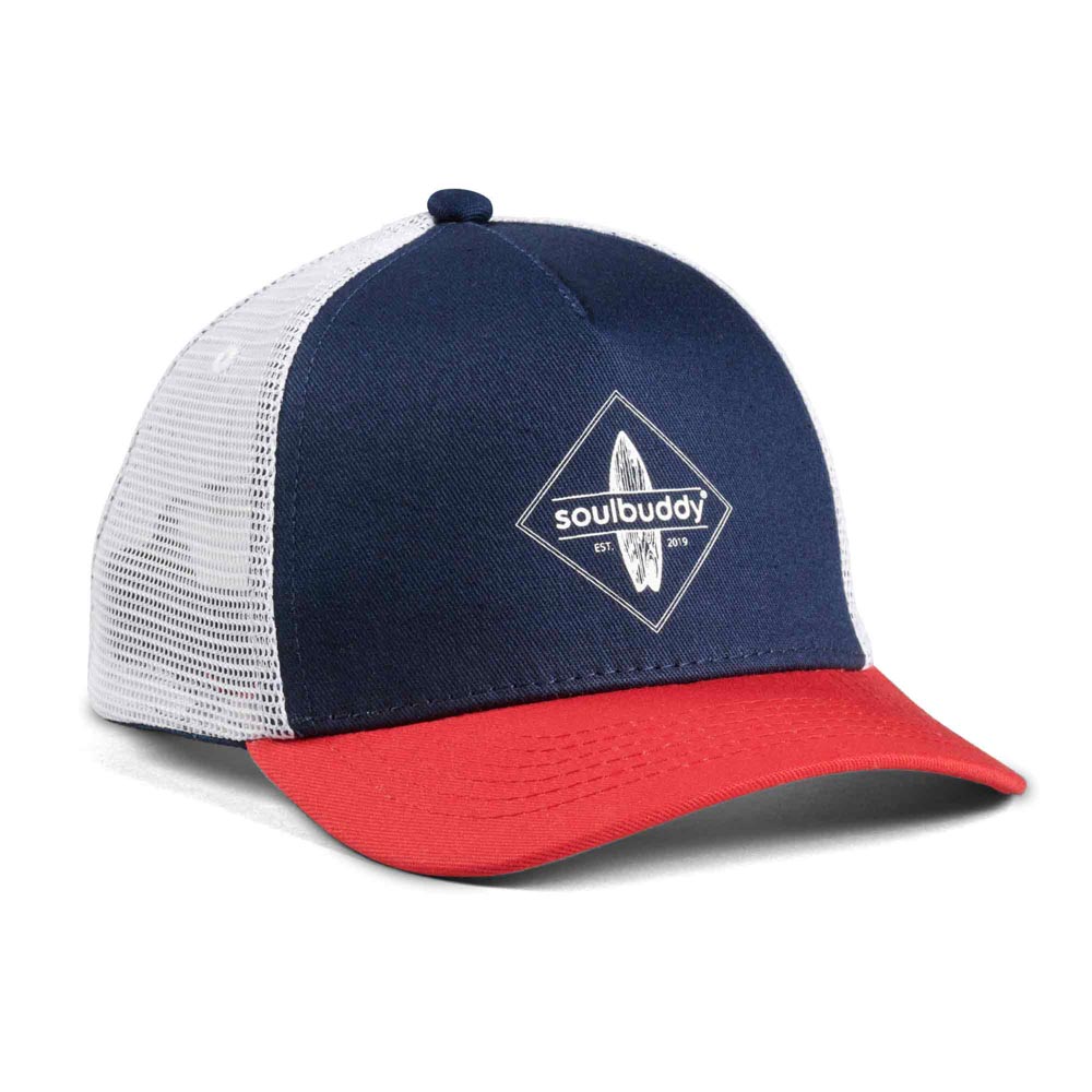 Kinder Trucker Cap blau rot