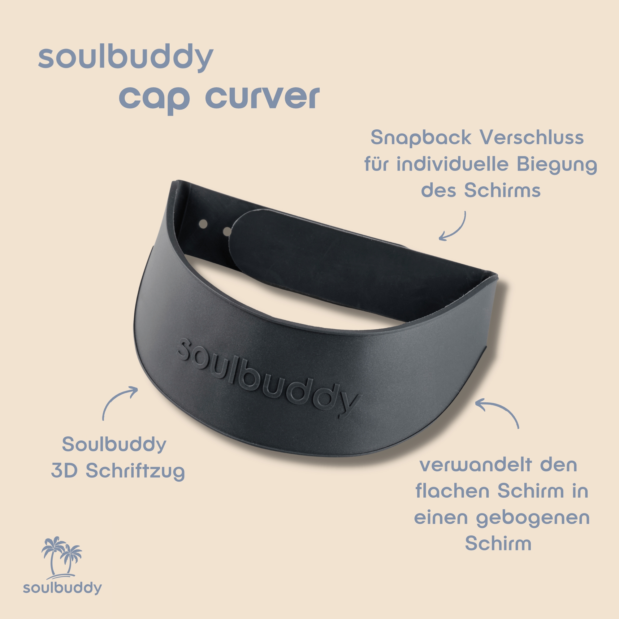 Cap Schirm biegen Detailbeschreibung