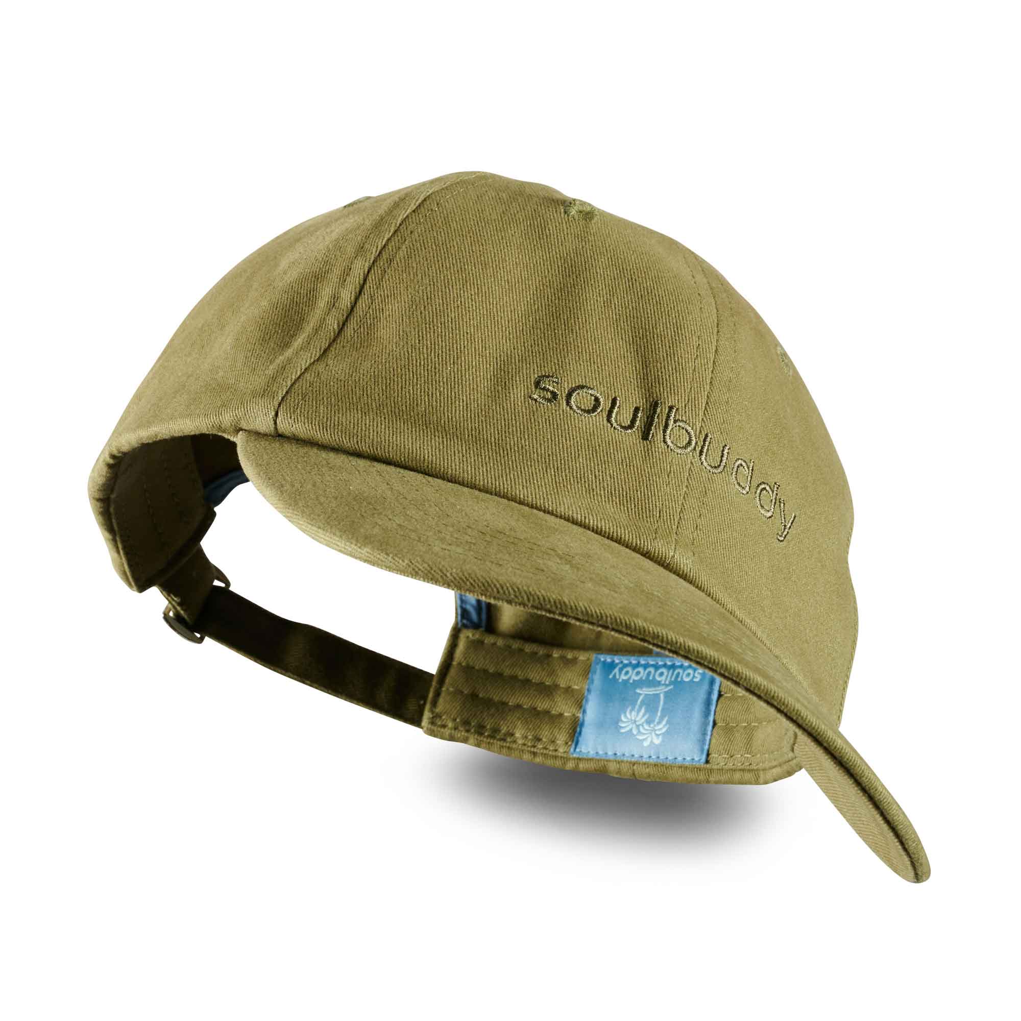 Dad Hat Basecap Olive Flying Front