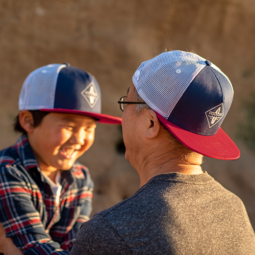 Vater Sohn Partnerlook Caps