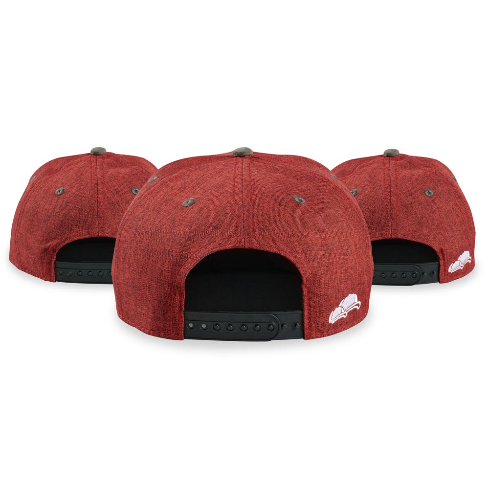 Soulbuddy Family Caps 3er Set dunkelrot hinten