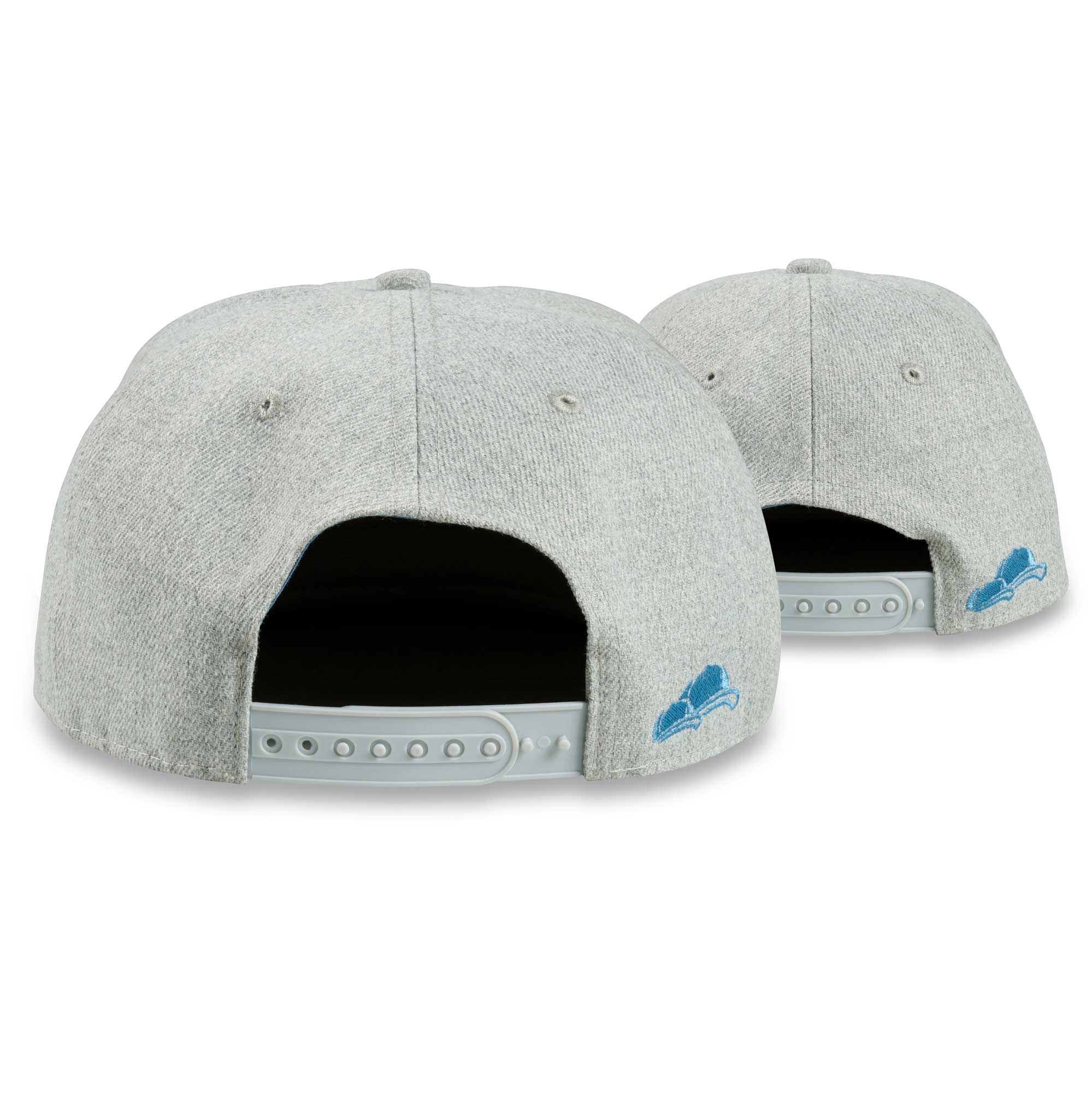 Snapback Cap 2er-Set Grau-Blau hinten