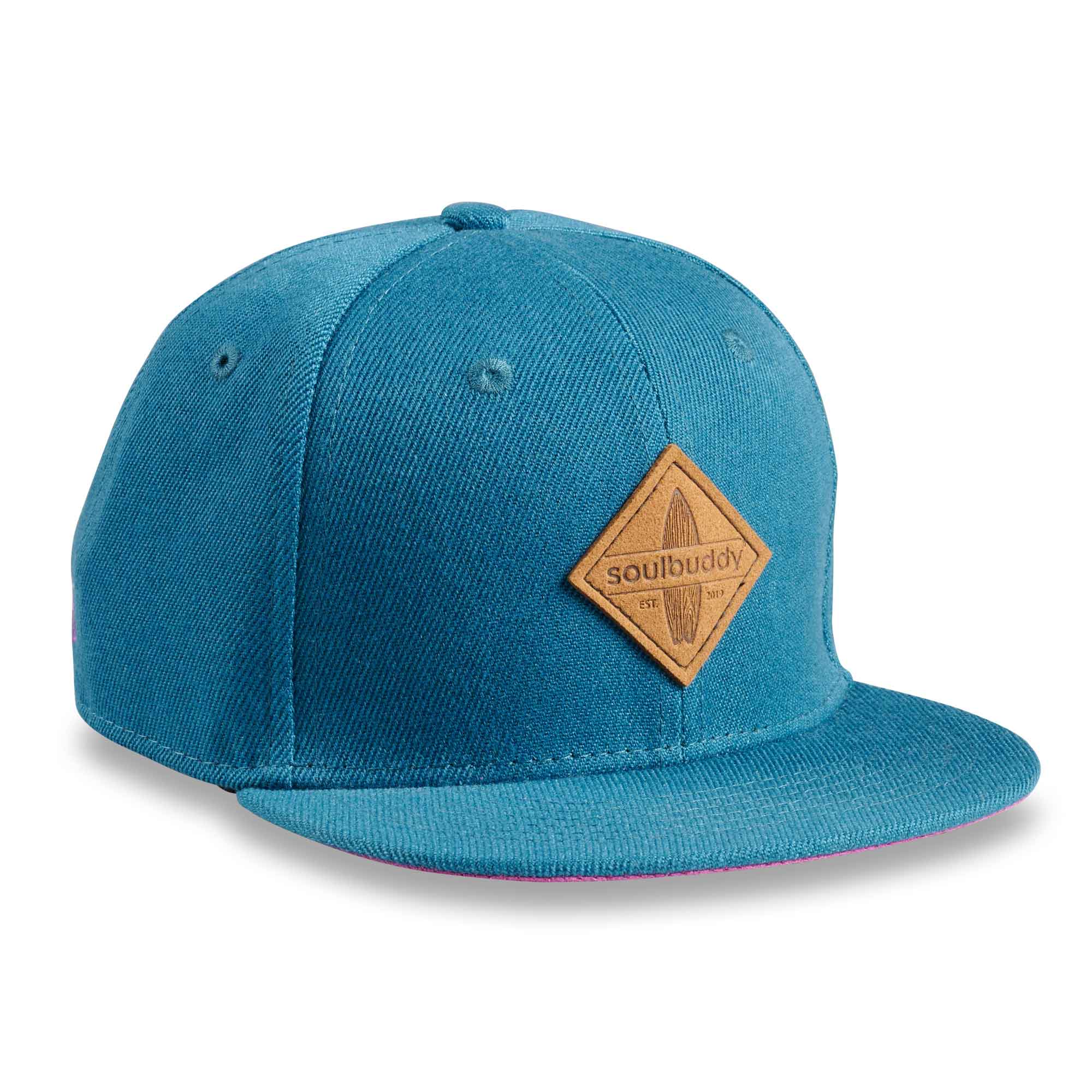 Kids Snapback Cap - Petrol Lila (Kids L)