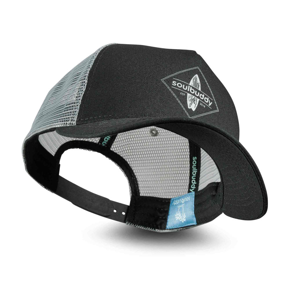 Trucker Cap Herren schwarz grau