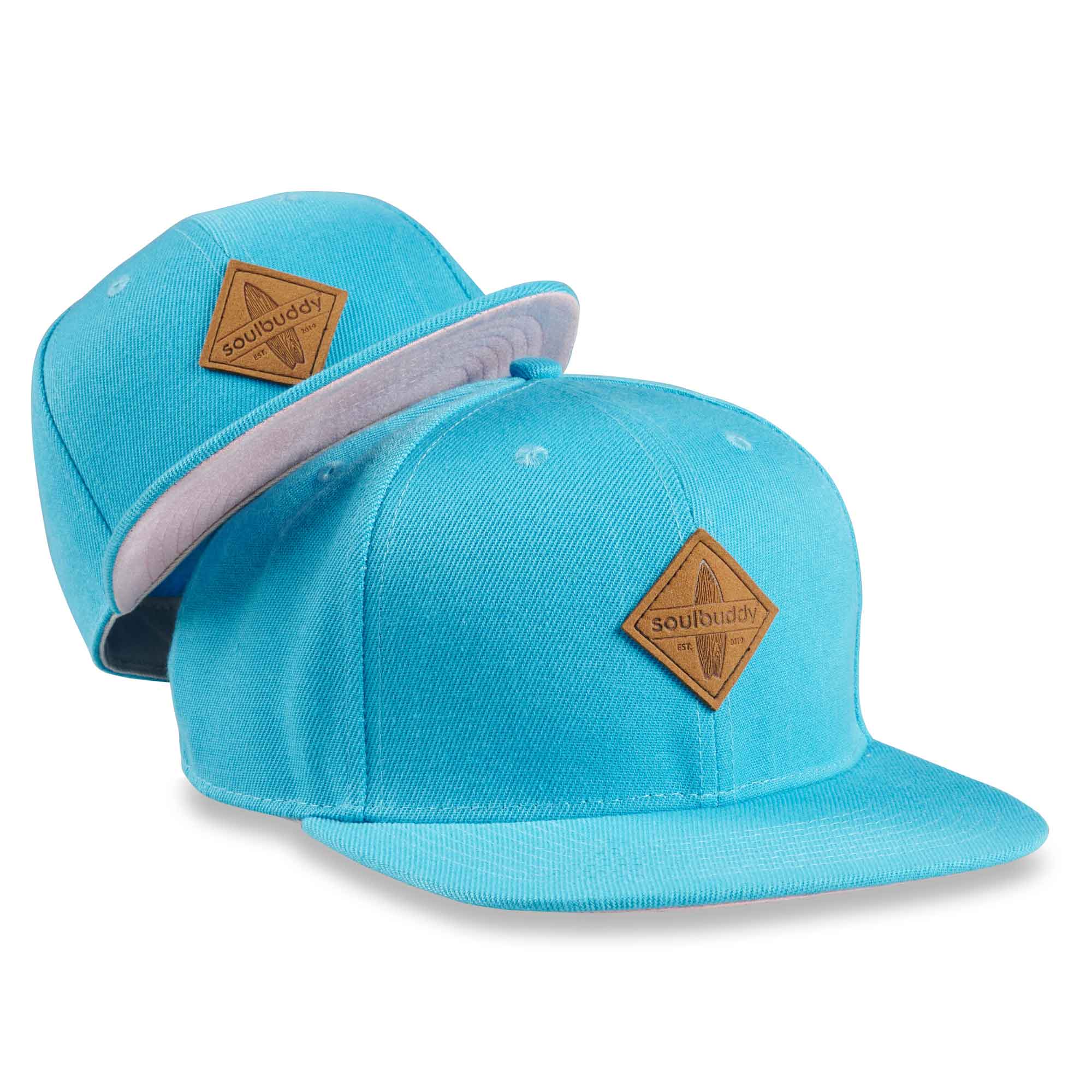 Soulbuddy 2er-Set Snapback Cap Skyblue Pink
