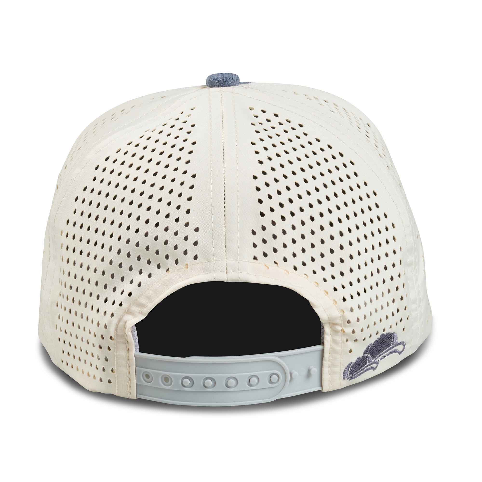 Kinder Cap Blue Cream Back