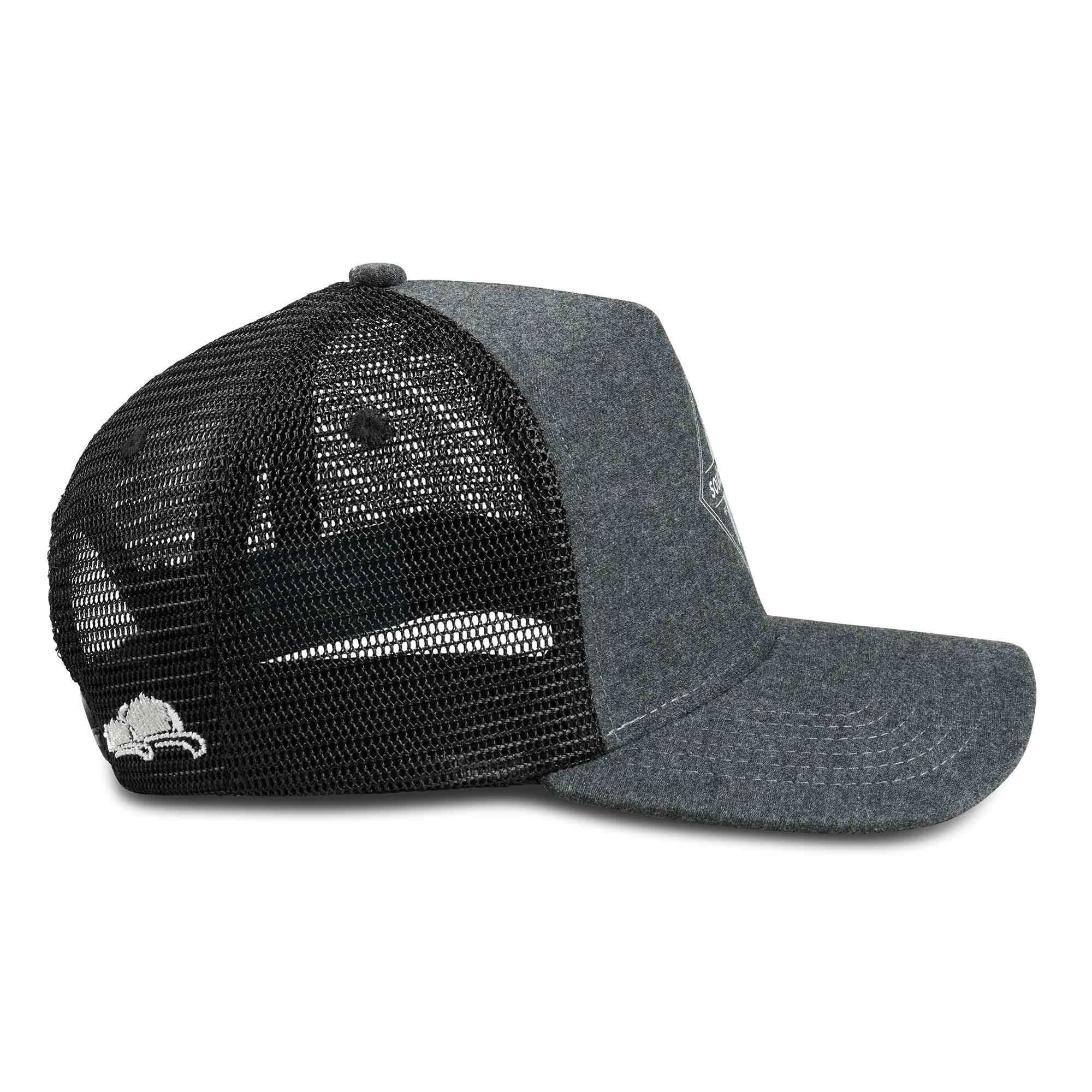 Trucker Cap Dark Grey Kids Side