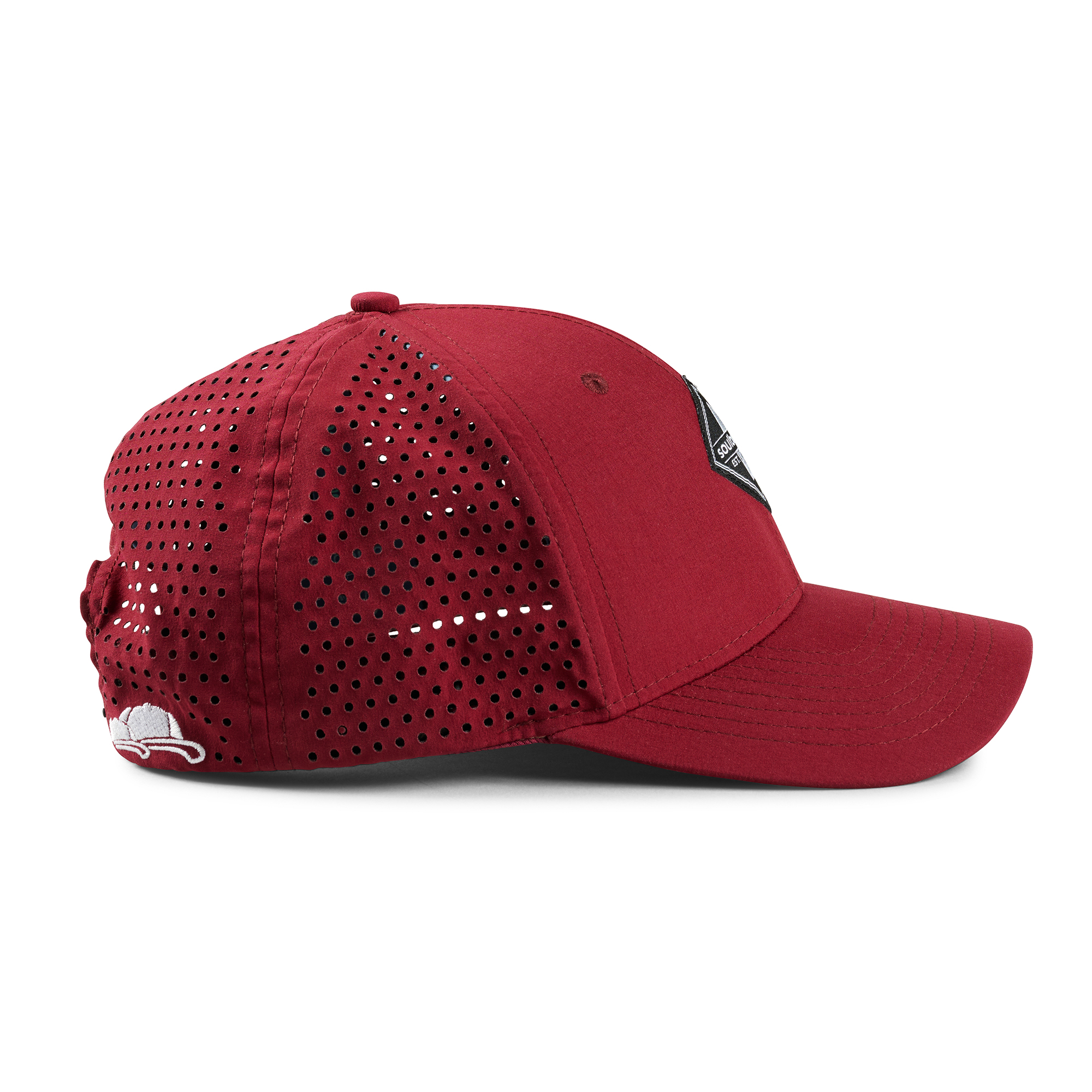 Soulbuddy Sports Cap Herren Damen Bordeaux Red Seite