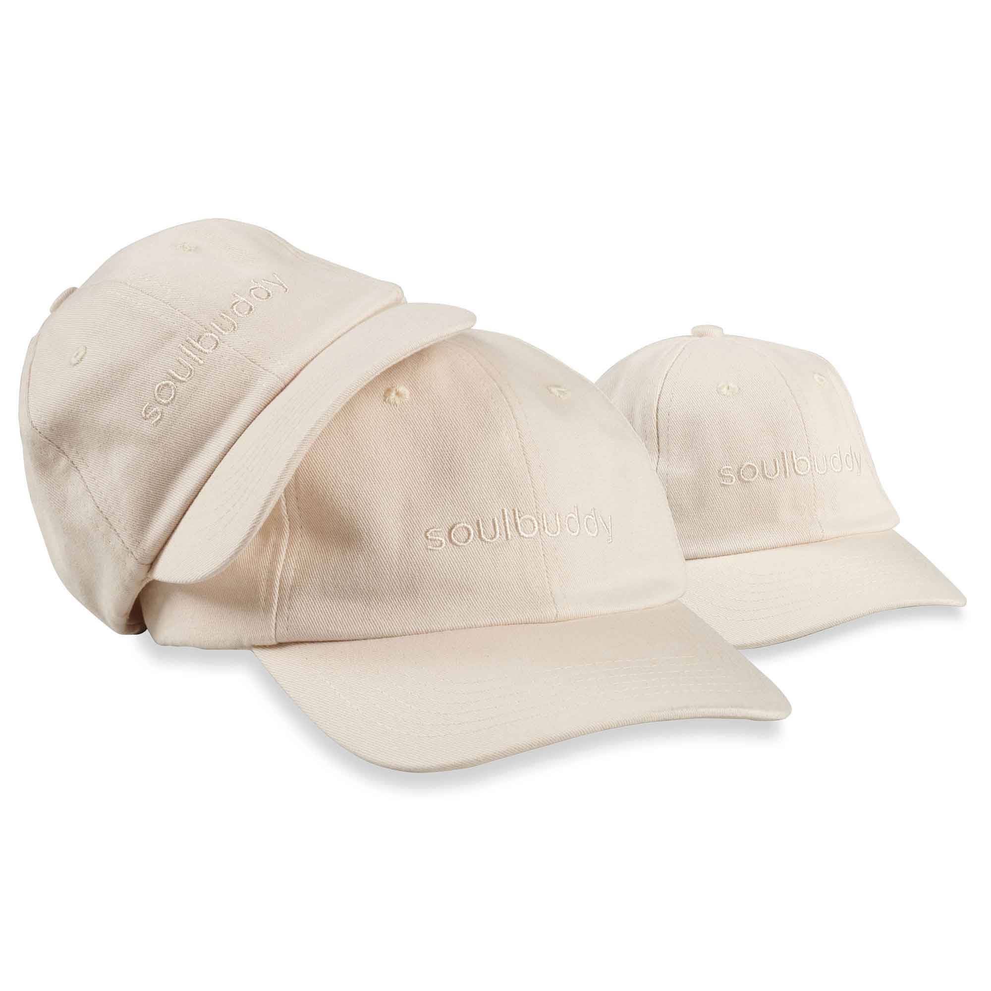 FAMILY Dad Hat Basecap 3er-Set - Cream