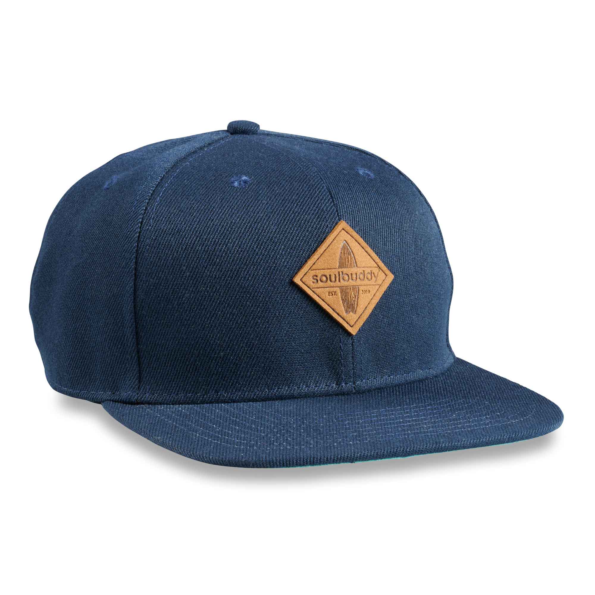 Soulbuddy Adult Snapback Cap Blau Türkis Front