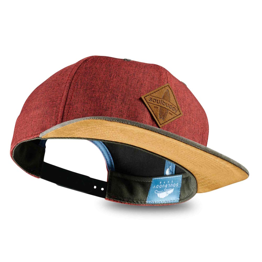 Snapback Cap Herren dunkelrot