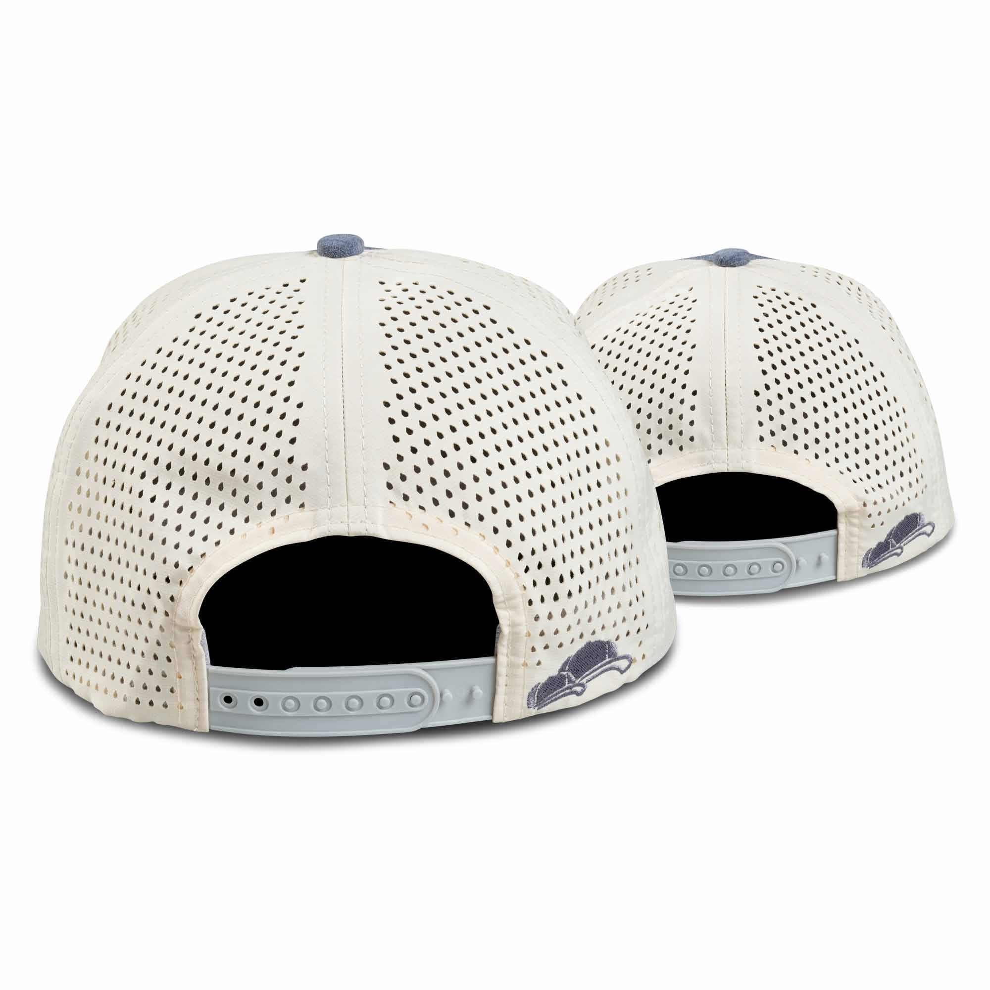 Performance Cap Blue Cream 2er-Set Back