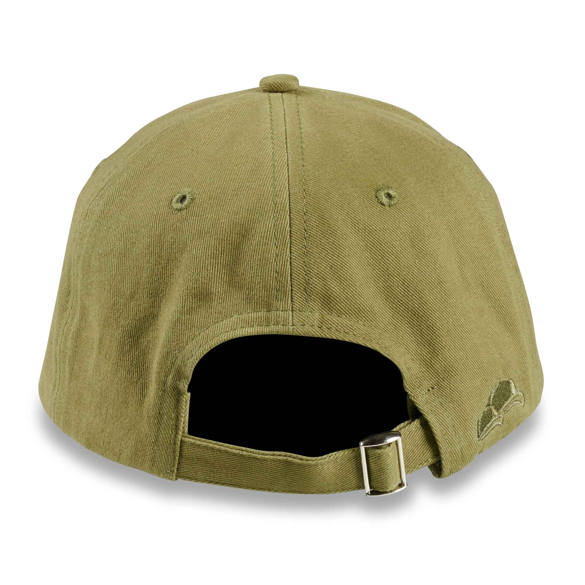 Dad Hat Basecap Olive Hinten