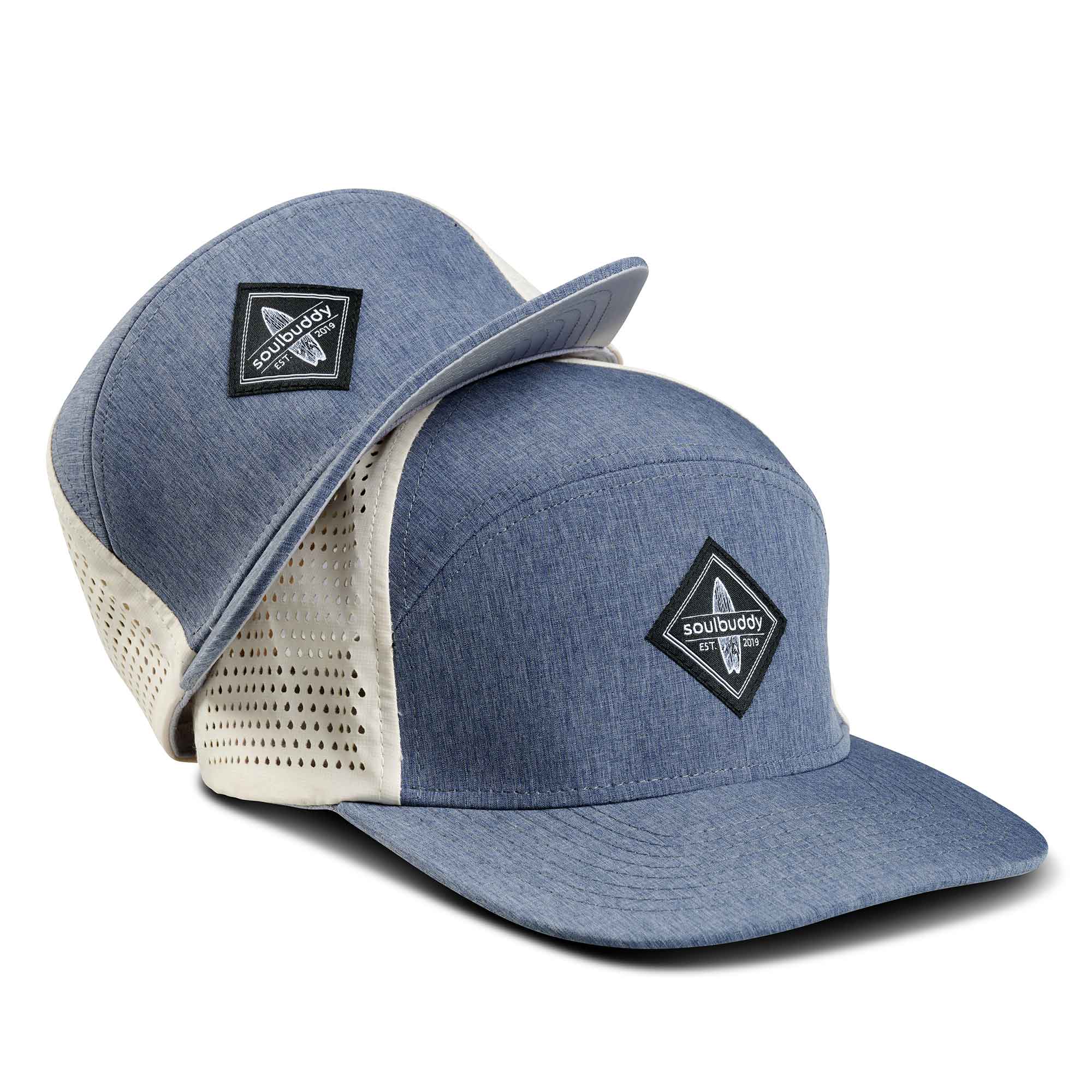 Performance Cap Blue Cream 2er-Set